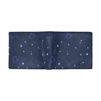 Libra Pattern Print Design 04 Men's ID Card Wallet