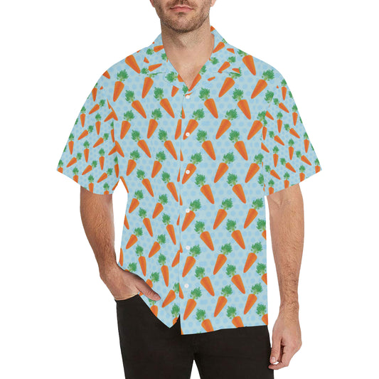 Carrot Pattern Print Design 01 Men's Hawaiian Shirt