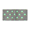 Alien Pattern Print Design 02 Men's ID Card Wallet