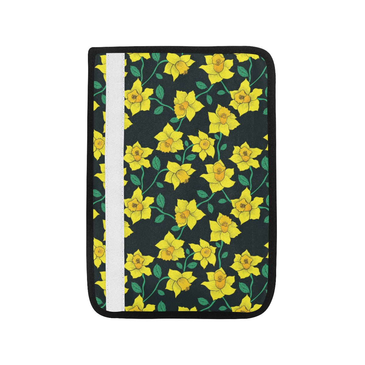 Daffodils Pattern Print Design DF03 Car Seat Belt Cover