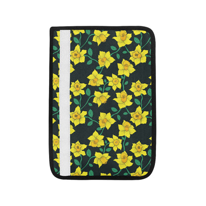 Daffodils Pattern Print Design DF03 Car Seat Belt Cover