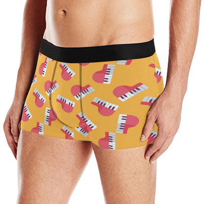 Piano Pattern Print Design 02 Men's Boxer Briefs