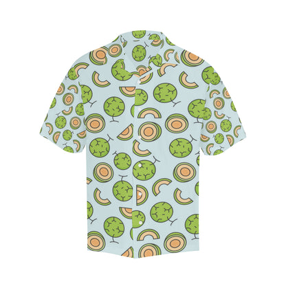 Cantaloupe Pattern Print Design 02 Men's Hawaiian Shirt