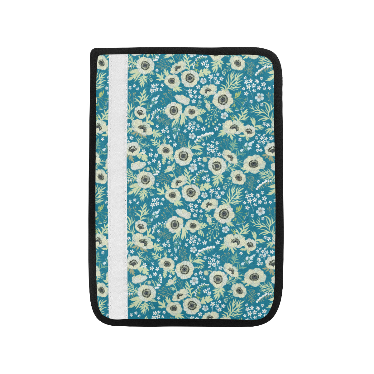 Anemone Pattern Print Design 01 Car Seat Belt Cover