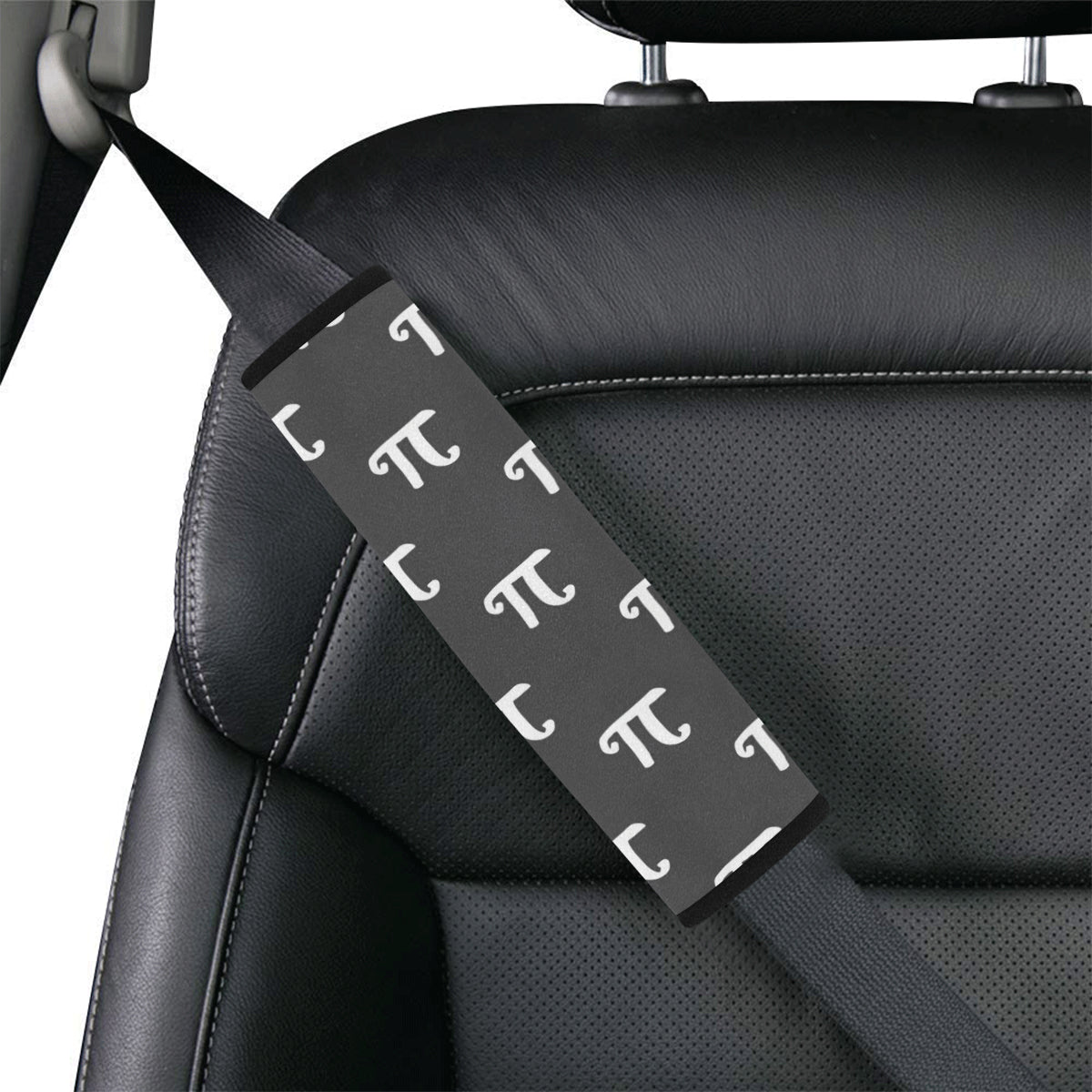 Pi Day Pattern Print Design A01 Car Seat Belt Cover