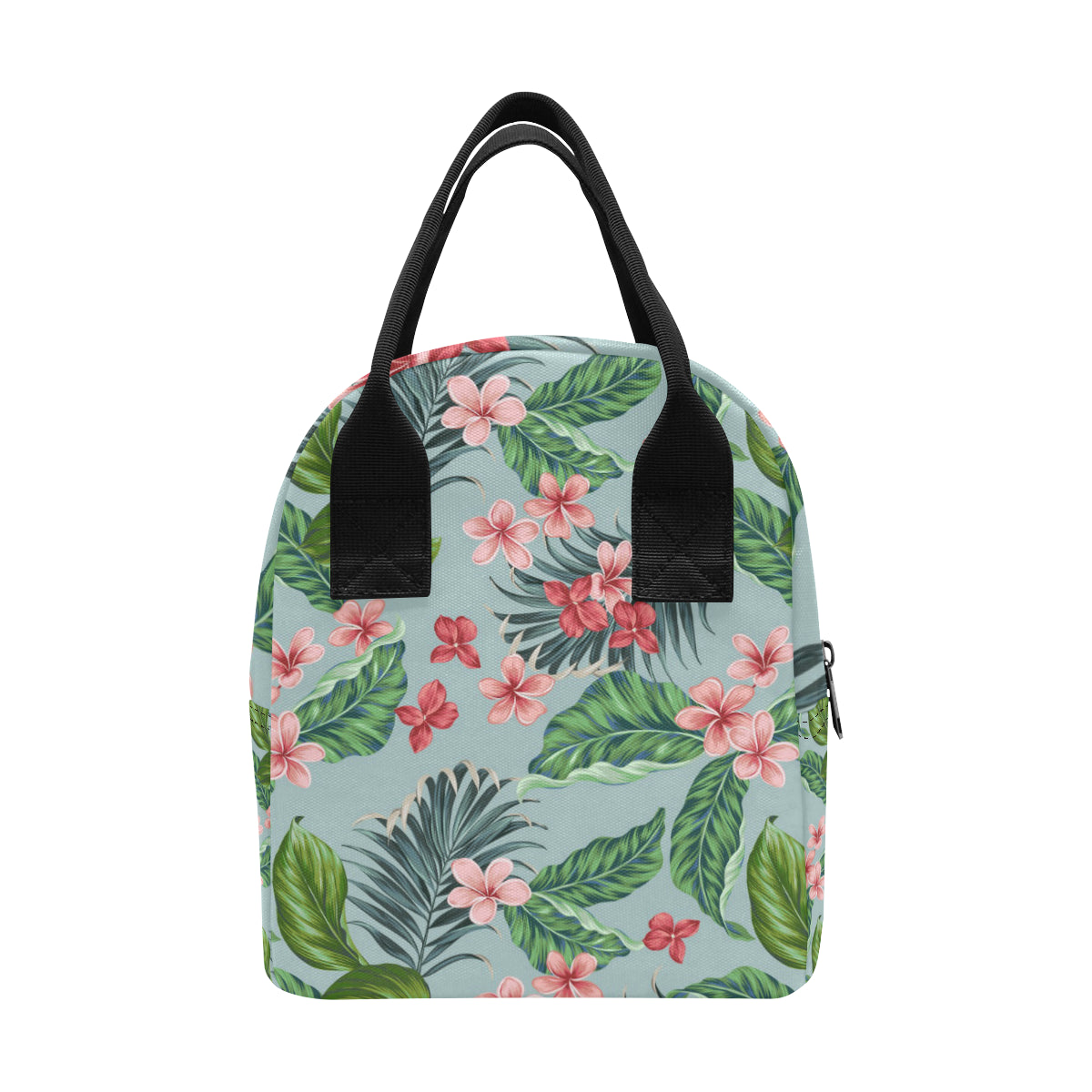 Plumeria Pattern Print Design PM027 Insulated Lunch Bag