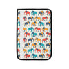 Elephant Colorful Print Pattern Car Seat Belt Cover