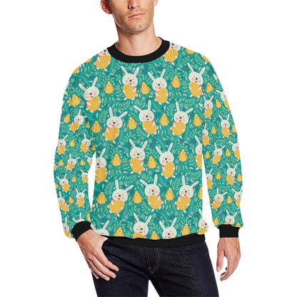 Easter Eggs Pattern Print Design RB02 Men Long Sleeve Sweatshirt