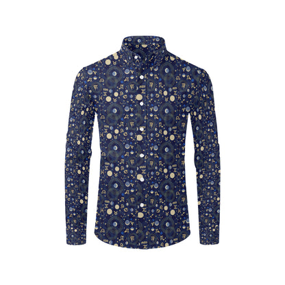 ZodiacThemed Design Print Men's Long Sleeve Shirt