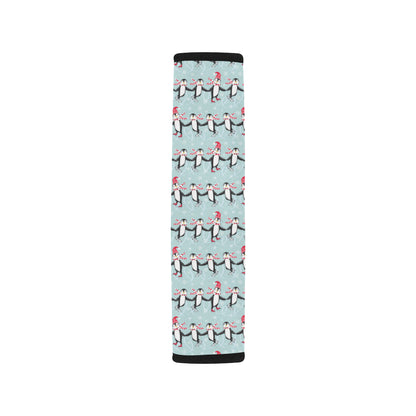 Penguin Sking Design Car Seat Belt Cover
