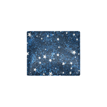 Cosmic Pattern Print Design 05 Men's ID Card Wallet
