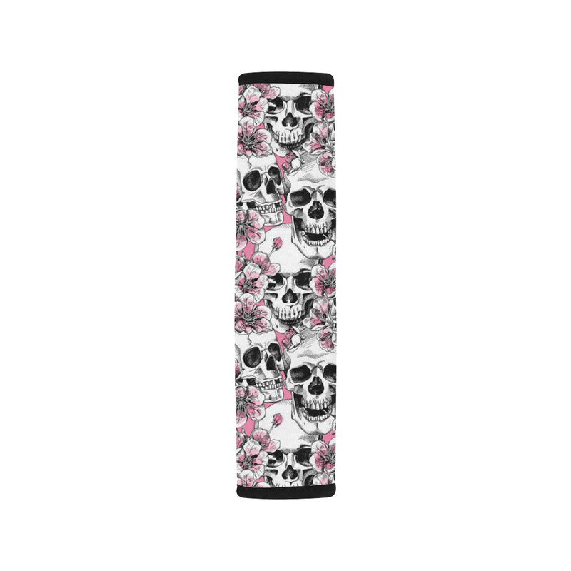 Cherry Blossom Pattern Print Design CB03 Car Seat Belt Cover