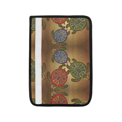 Sea Turtle Tribal Colorful Car Seat Belt Cover