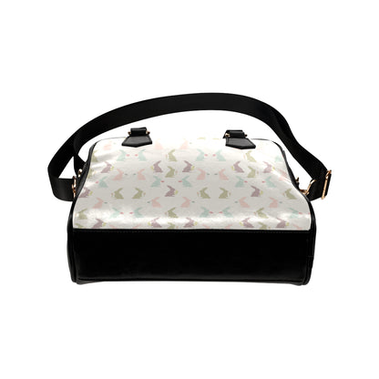 Bunny Pattern Print Design 05 Shoulder Handbag