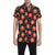 Red Hibiscus Pattern Print Design HB021 Men's Short Sleeve Button Up Shirt