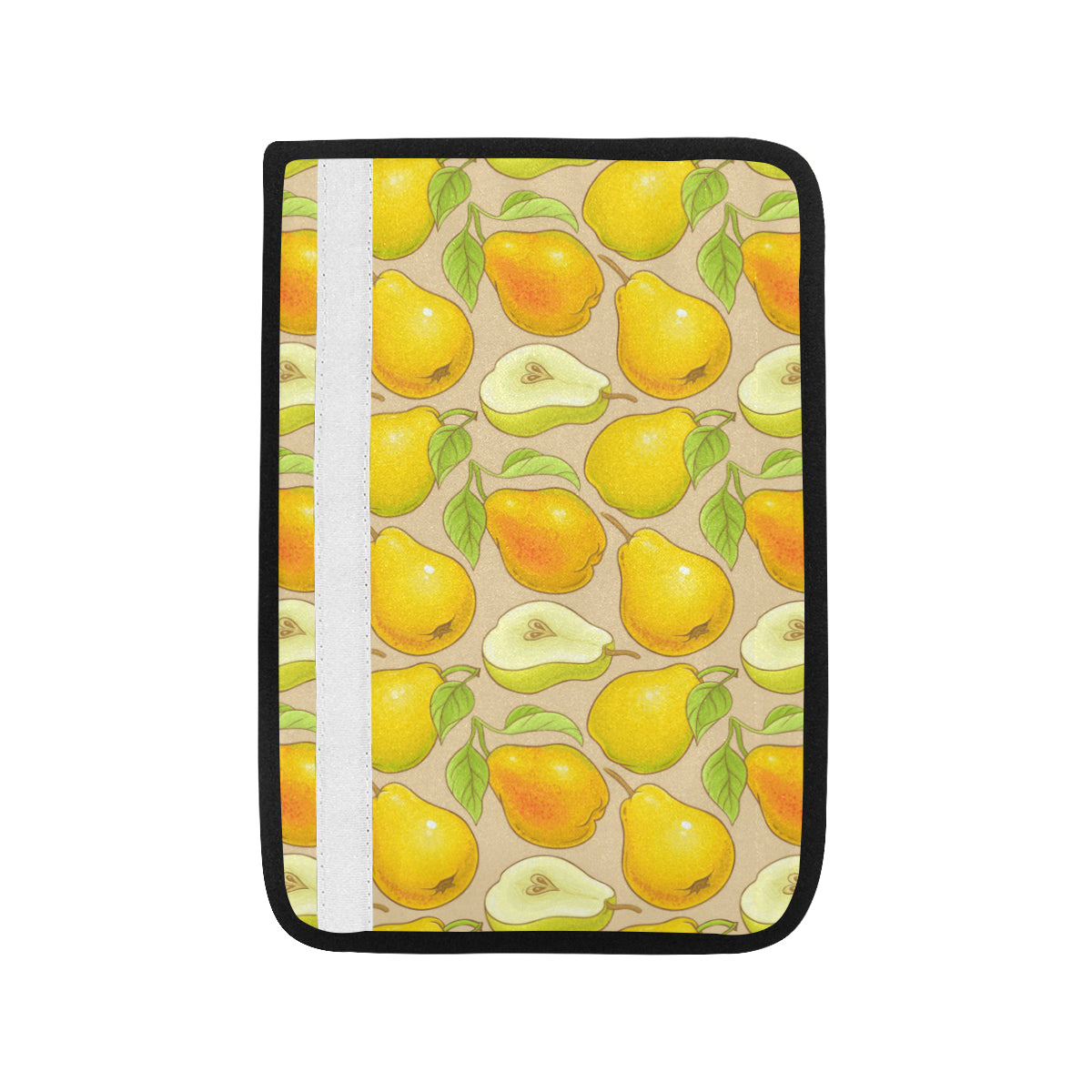 Pear Pattern Print Design PE05 Car Seat Belt Cover
