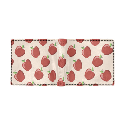Apple Pattern Print Design AP01 Men's ID Card Wallet