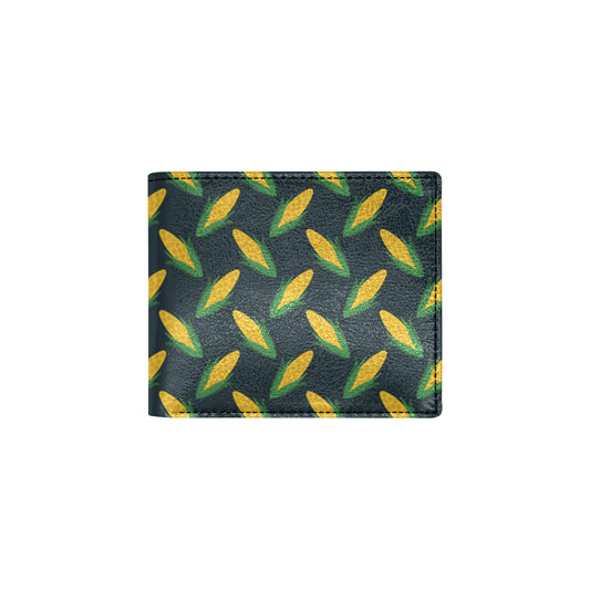 Corn Pattern Print Design 02 Men's ID Card Wallet
