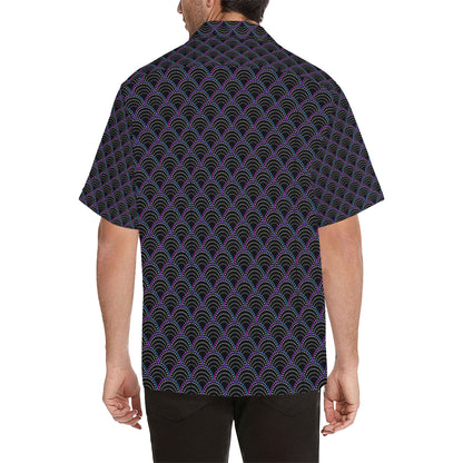 Mermaid Pattern Print Design 09 Men's Hawaiian Shirt