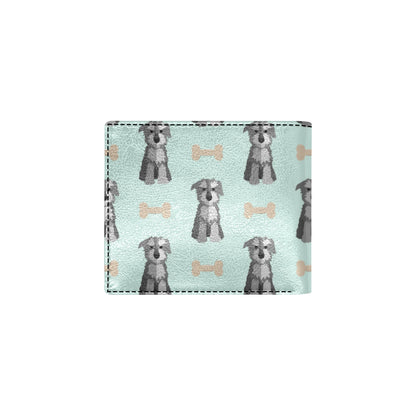 Schnauzers Pattern Print Design A03 Men's ID Card Wallet