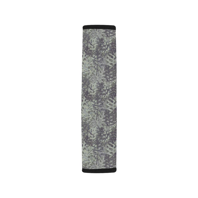 Camouflage Fern Pattern Print Design 05 Car Seat Belt Cover