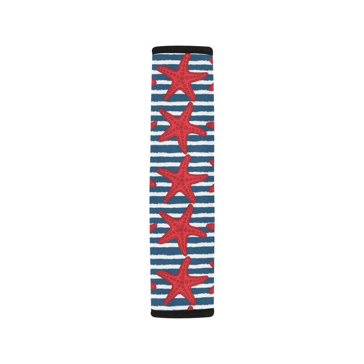 Starfish Red Pattern Print Design 02 Car Seat Belt Cover