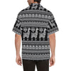 Llama Aztec Style Pattern Print Design 01 Men's Hawaiian Shirt