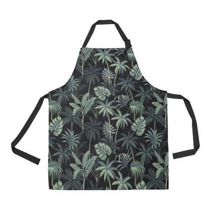 Rainforest Pattern Print Design RF02 Apron with Pocket