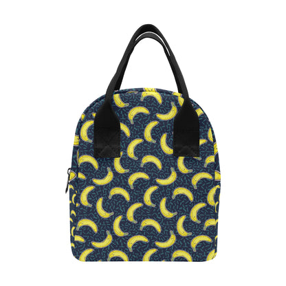 Banana Pattern Print Design BA09 Insulated Lunch Bag