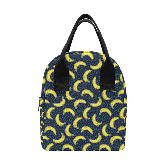Banana Pattern Print Design BA09 Insulated Lunch Bag
