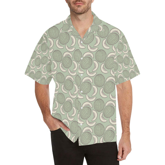 Cantaloupe Pattern Print Design 01 Men's Hawaiian Shirt
