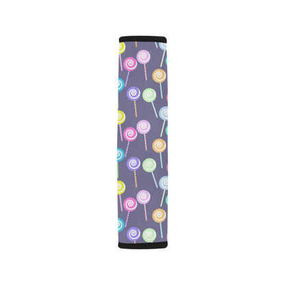 Lollipop Pattern Print Design LL03 Car Seat Belt Cover
