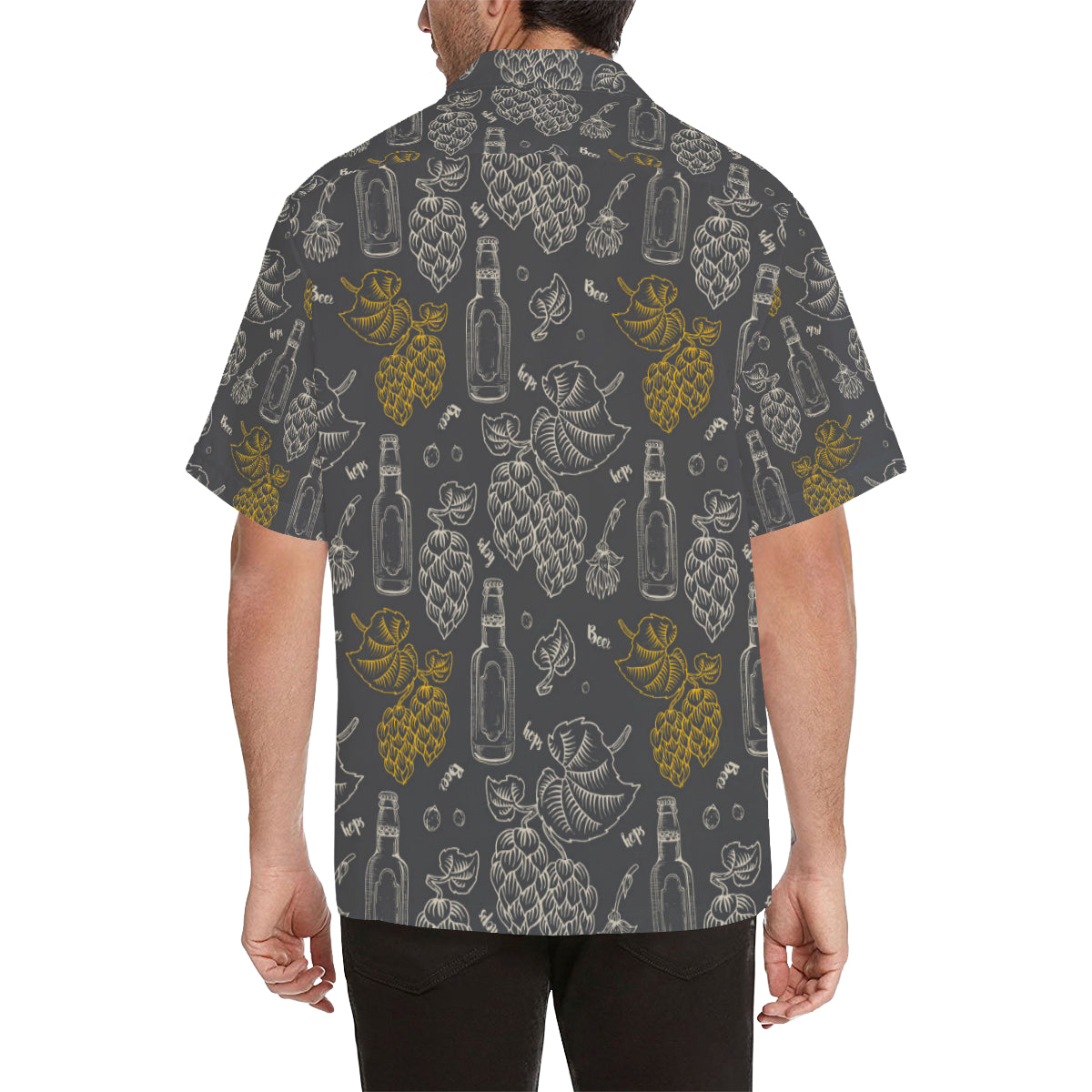 Hope Pattern Print Design 01 Men's Hawaiian Shirt