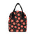 Red Hibiscus Pattern Print Design HB021 Insulated Lunch Bag