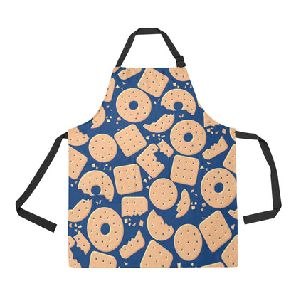 Cracker Pattern Print Design 03 Apron with Pocket