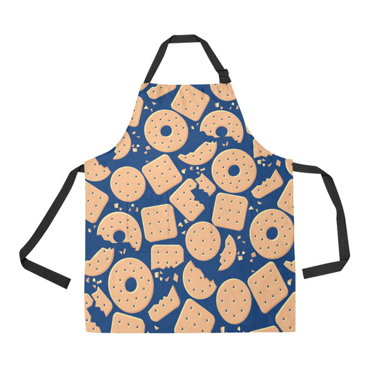 Cracker Pattern Print Design 03 Apron with Pocket
