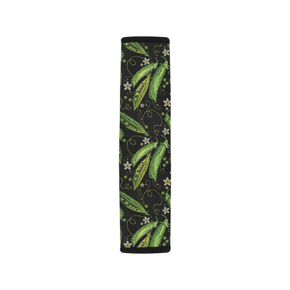 Peas Pattern Print Design A02 Car Seat Belt Cover