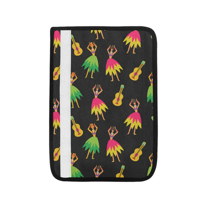 Hula Dancers Hawaiian Girl Pattern Print Design 03 Car Seat Belt Cover