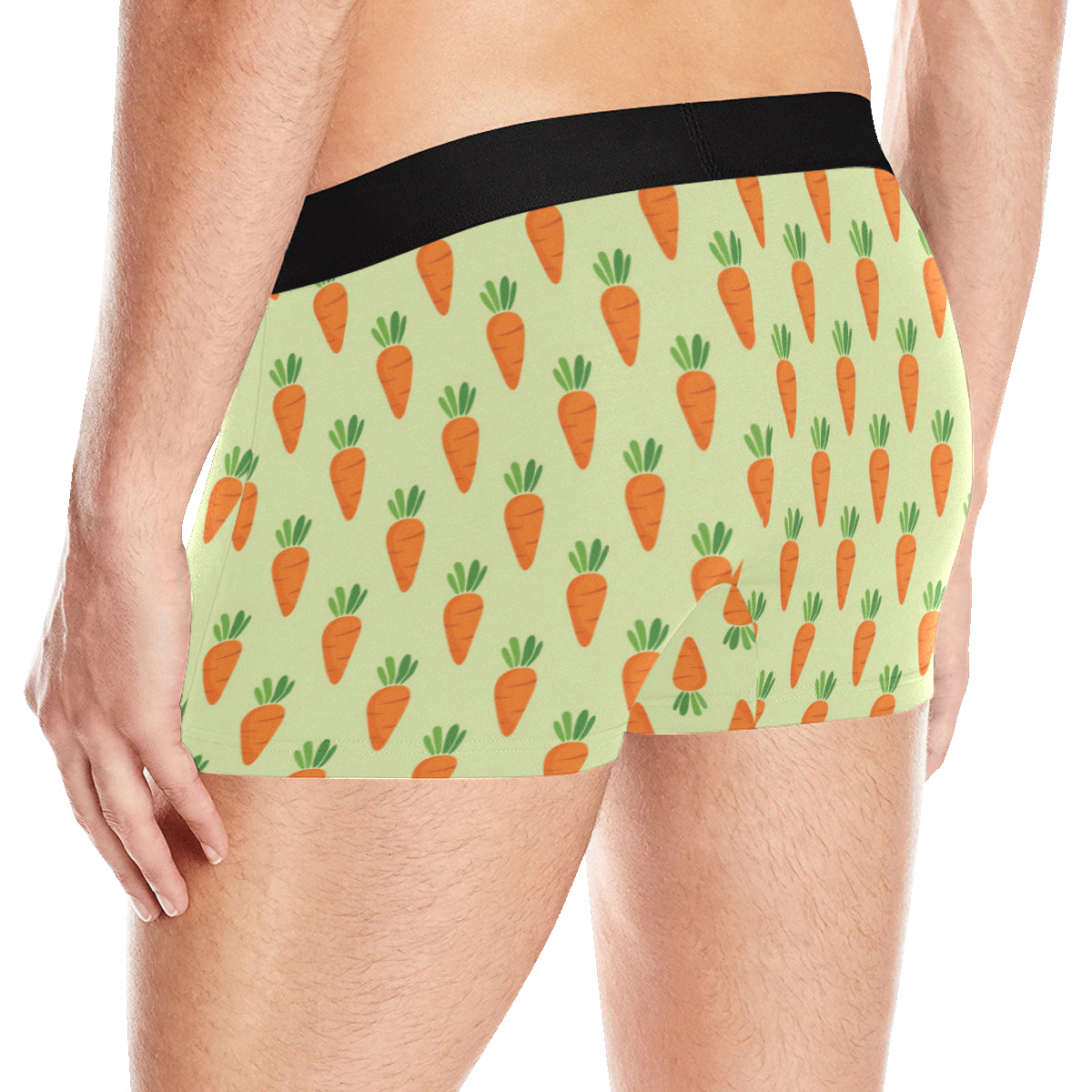 Carrot Pattern Print Design 02 Men's Boxer Briefs