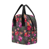 Hibiscus Pattern Print Design HB014 Insulated Lunch Bag