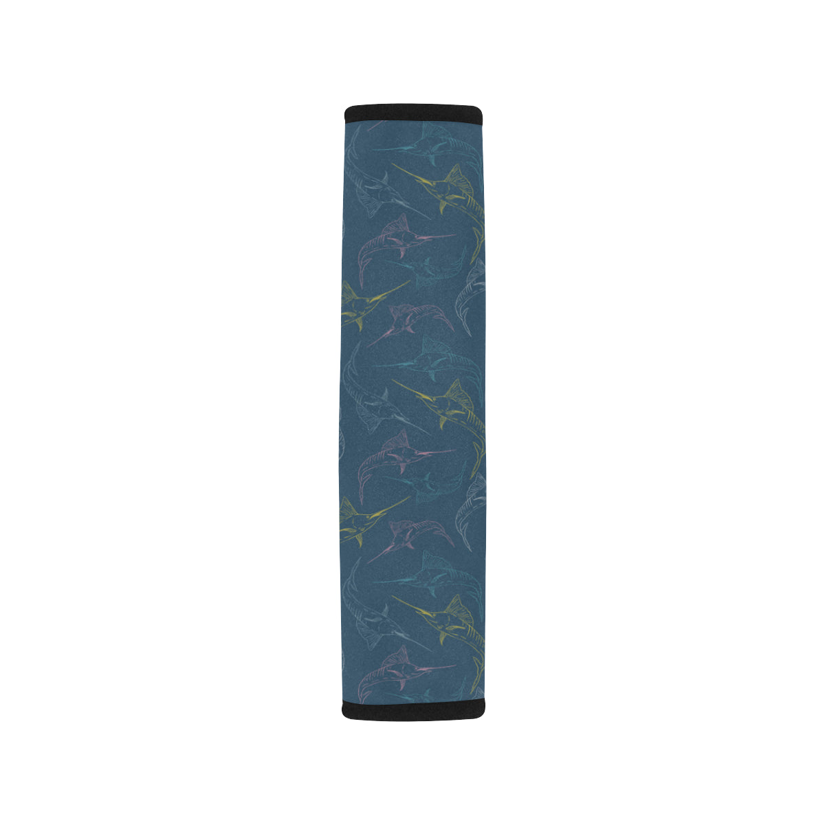 Swordfish Pattern Print Design 02 Car Seat Belt Cover