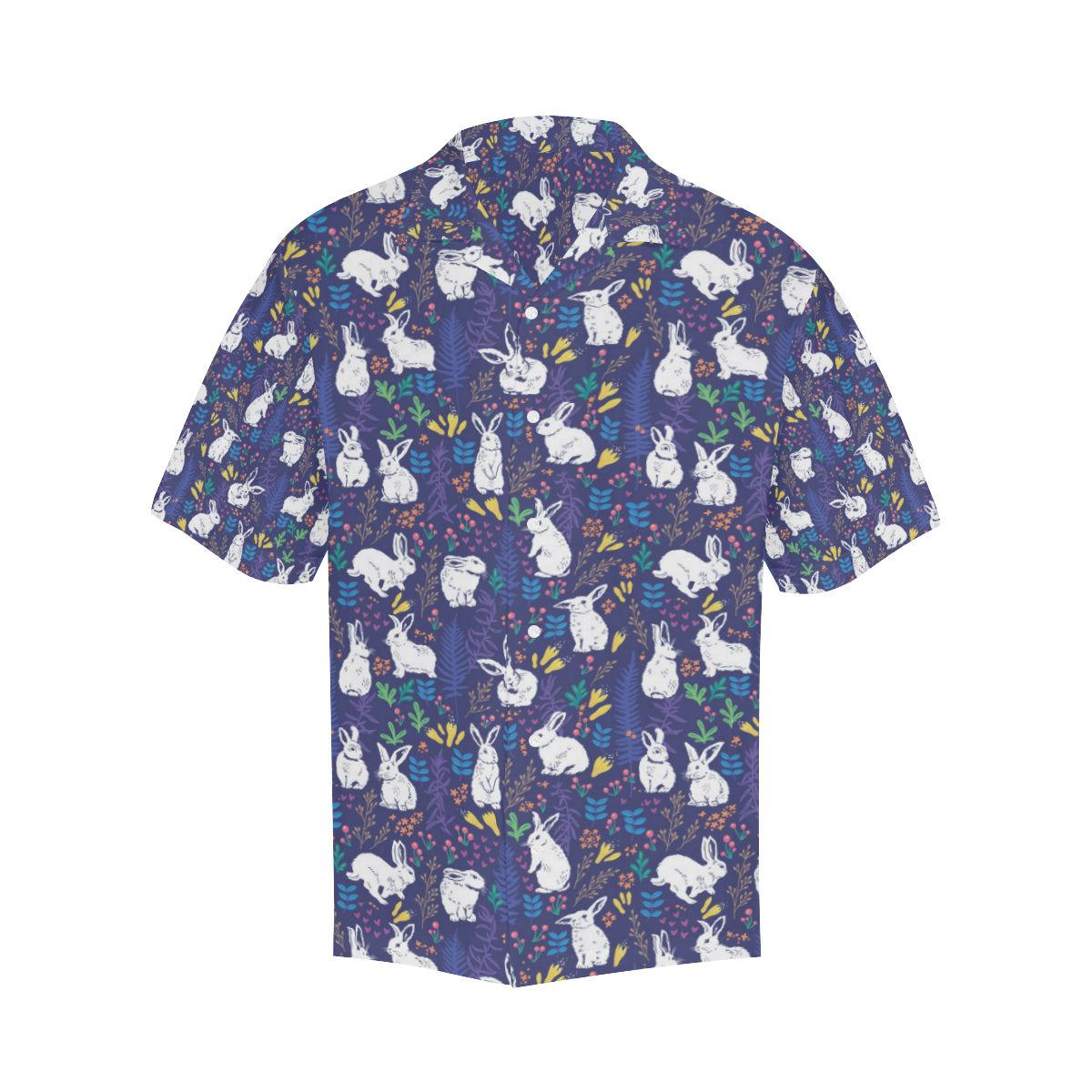 Bunny Pattern Print Design 01 Men's Hawaiian Shirt