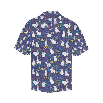 Bunny Pattern Print Design 01 Men's Hawaiian Shirt