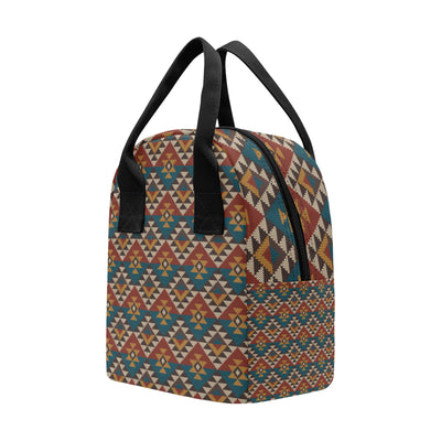 Knit Aztec Tribal Insulated Lunch Bag