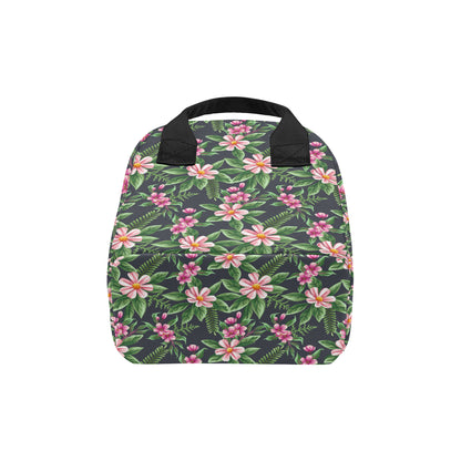Summer Floral Pattern Print Design SF010 Insulated Lunch Bag