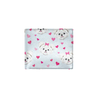Maltese Pattern Print Design 03 Men's ID Card Wallet