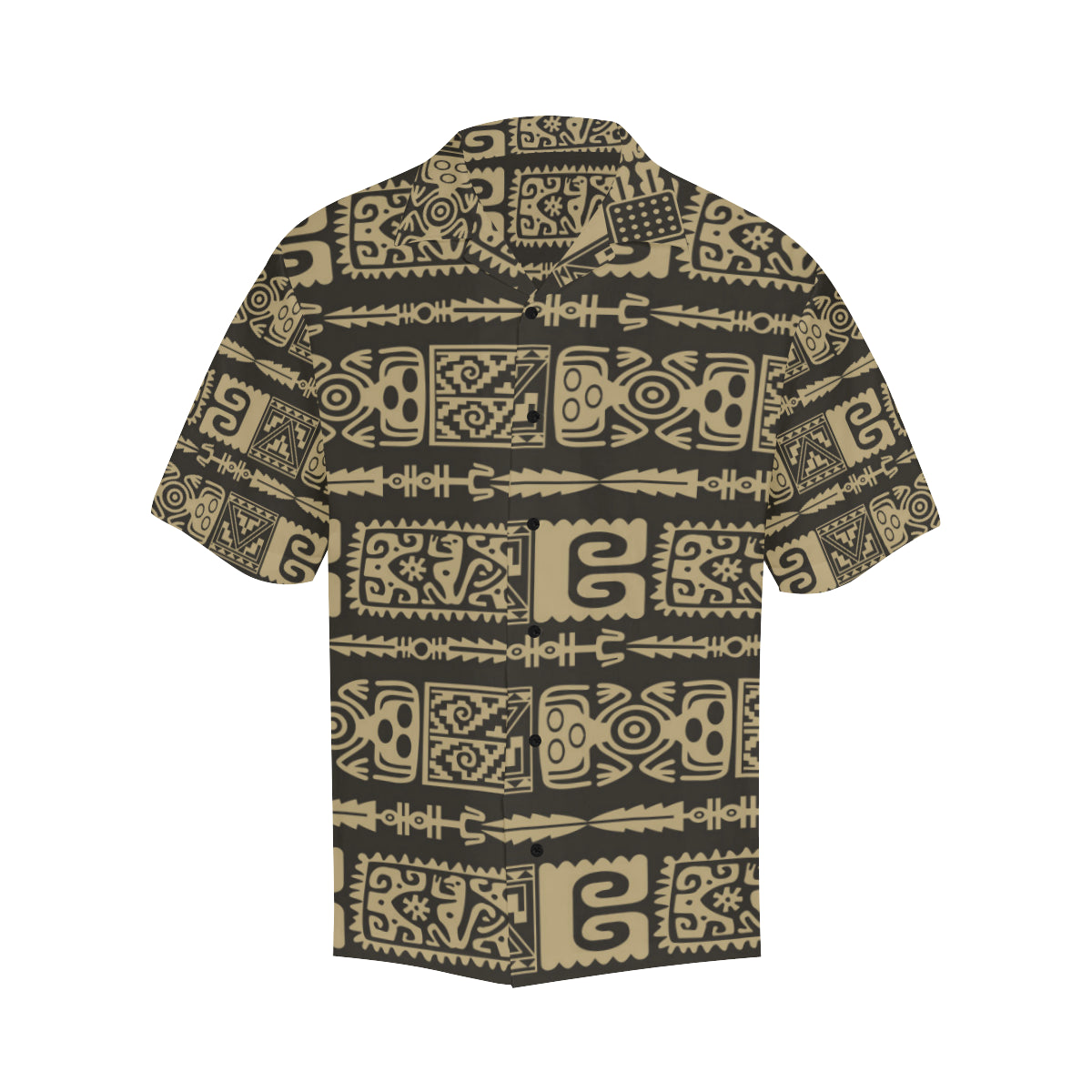 Mayan Pattern Print Design 03 Men's Hawaiian Shirt