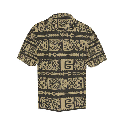 Mayan Pattern Print Design 03 Men's Hawaiian Shirt
