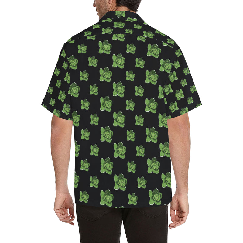 Cabbage Pattern Print Design 03 Men's Hawaiian Shirt