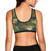 Military Camouflage Pattern Print Design 01 Sports Bra